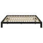 Gislen Eastern King Easy Assembly Wood Platform Bed Black