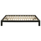 Gislen Queen Easy Assembly Wood Platform Bed Black