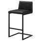 Vardon Genuine Leather Bar Stool Black (Set of 2)