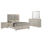 Farre 4-piece Eastern King Bedroom Set Washed Grey