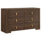 Etienne 4-piece Eastern King Bedroom Set Walnut
