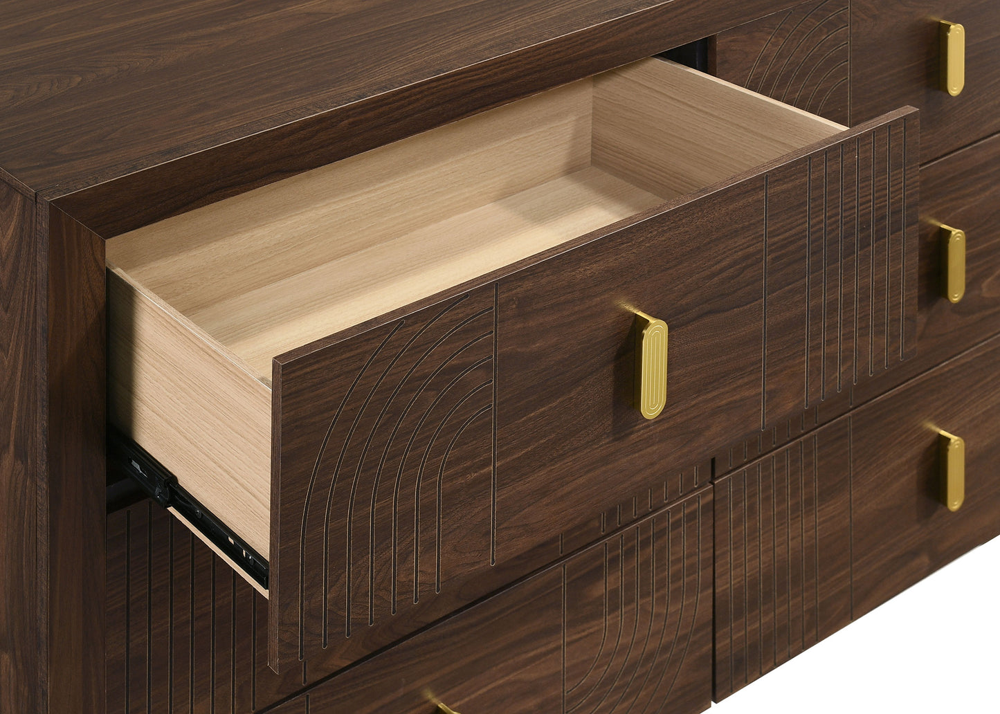Etienne 4-piece Twin Bedroom Set Walnut