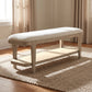 Lucaire Upholstered Bedroom Bench Sandstone