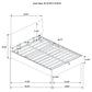 Reeves Upholstered Full Lift-Top Storage Platform Bed Tan