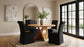 Jaelynn Upholstered Dining Side Chair Charcoal (Set of 2)