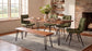 Aiken Fabric Upholstered Dining Side Chair Saddle Forest Green (Set of 4)