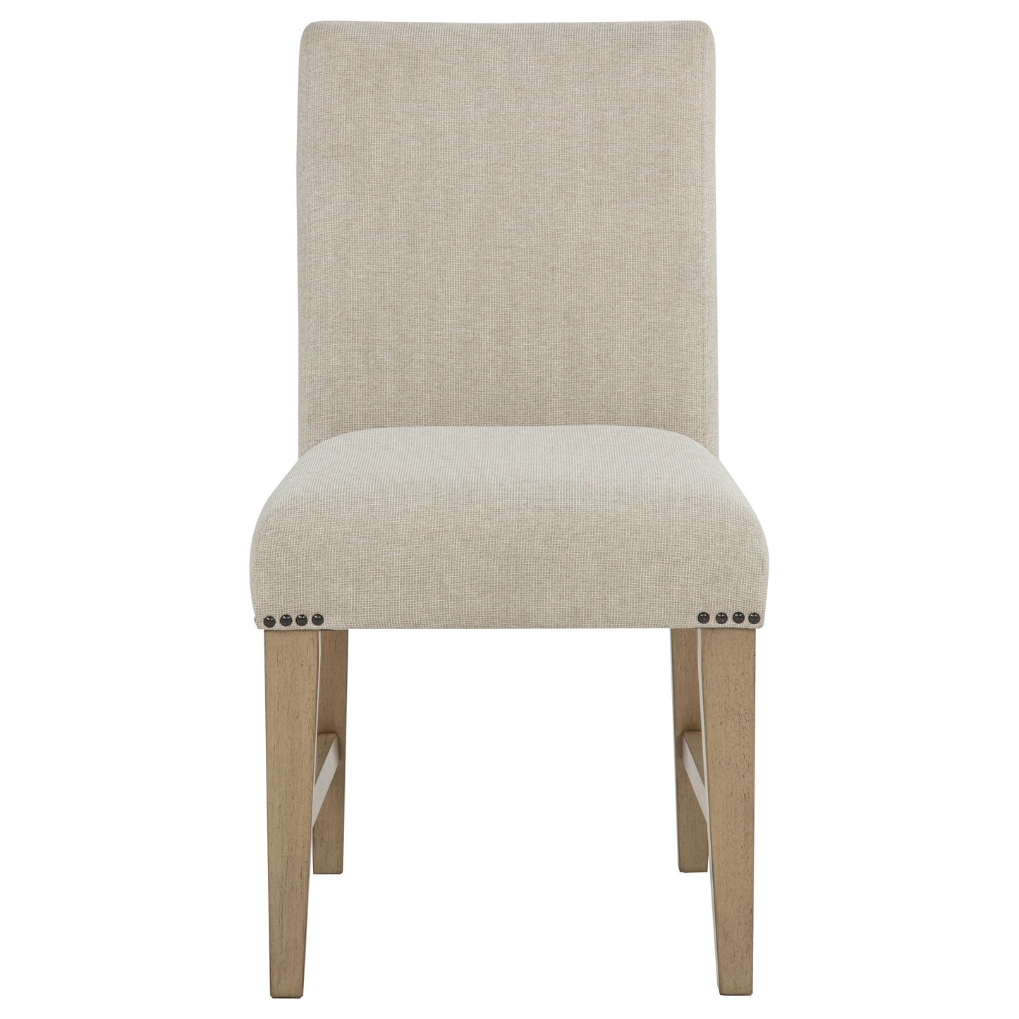 Naser 5-piece 48-inch Round Dining Table Set Beige and Light Oak