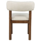 Faulkner Upholstered Dining Side Chair Cream (Set of 2)