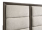 Farre 4-piece Eastern King Storage Bedroom Set Dark Brown / Beige
