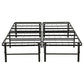 Kramer Full Folding Metal Platform Bed Frame Black