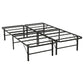 Kramer Full Folding Metal Platform Bed Frame Black