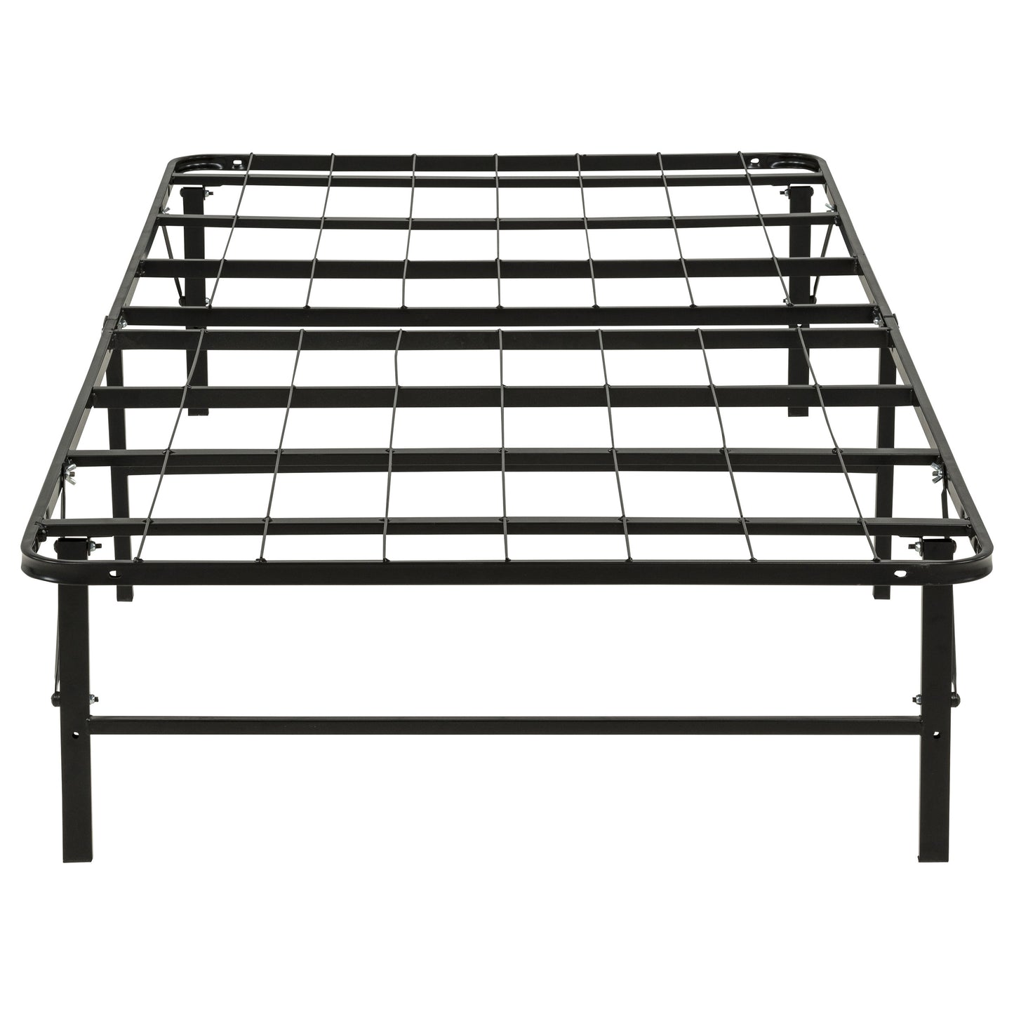 Kramer Twin XL Folding Metal Platform Bed Frame Black