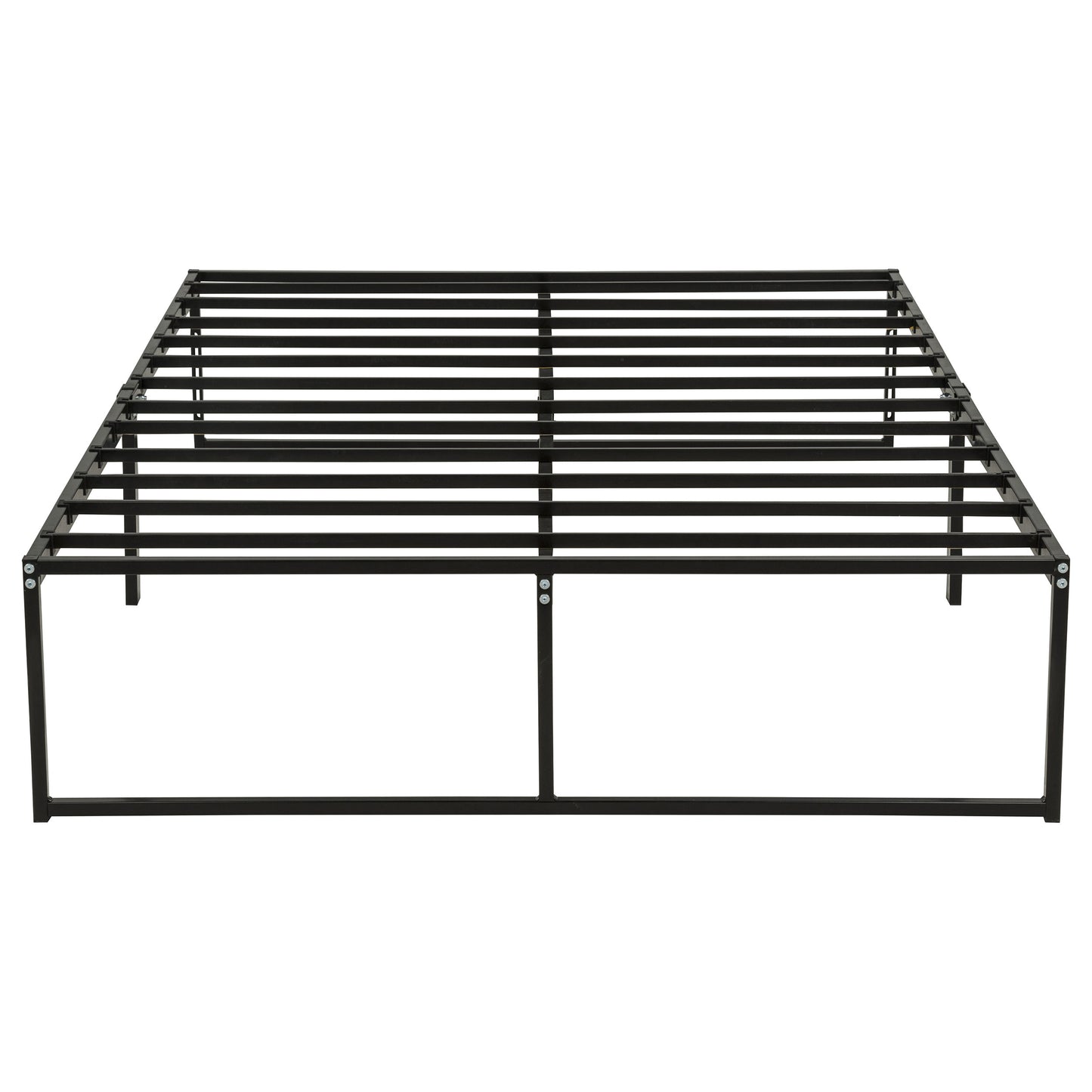 Gates Full Heavy-Gauge Metal Platform Bed Frame Black