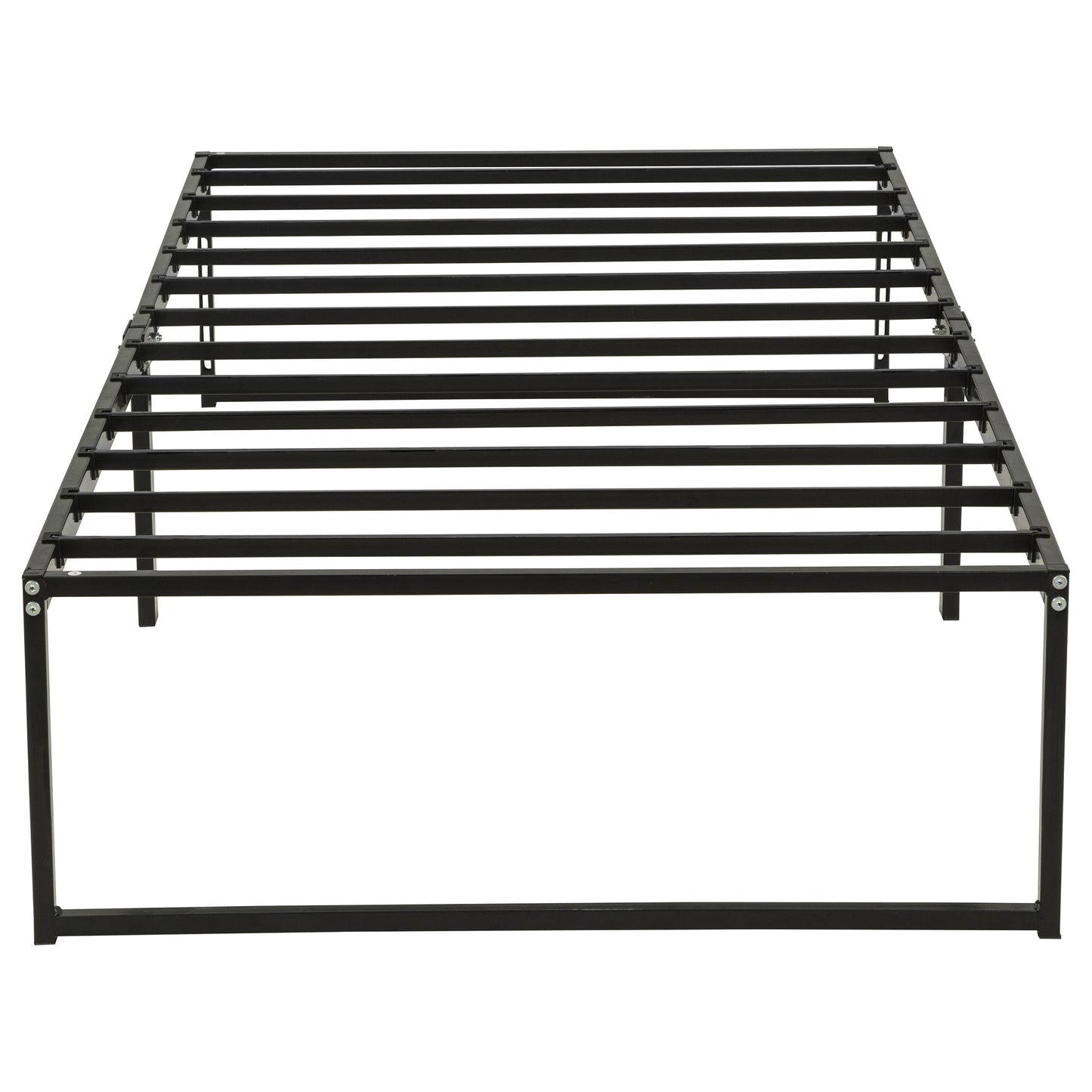 Gates Twin Heavy-Gauge Metal Platform Bed Frame Black
