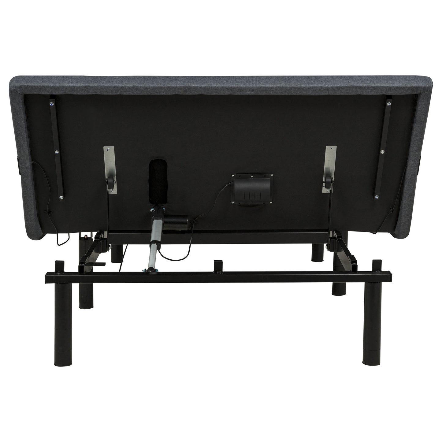 Weston Queen Dual-Motor Massage Adjustable Bed Base in Black and Grey