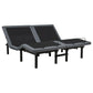 Weston Split Eastern King Massage Adjustable Bed Base in Black and Grey