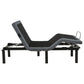 Weston Twin Dual-Motor Massage Adjustable Bed Base in Black and Grey