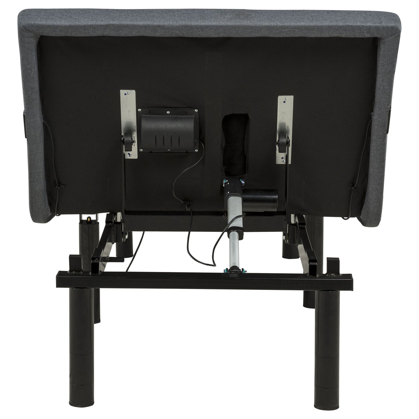 Weston Twin Dual-Motor Massage Adjustable Bed Base in Black and Grey