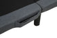 Weston Twin XL Dual-Motor Massage Adjustable Bed Base in Black and Grey