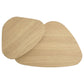 Arjona 2-Piece Triangular Nesting Coffee Table Set Honey Oak