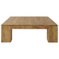 Butte 3-piece Mango Wood Coffee and End Table Set Natural