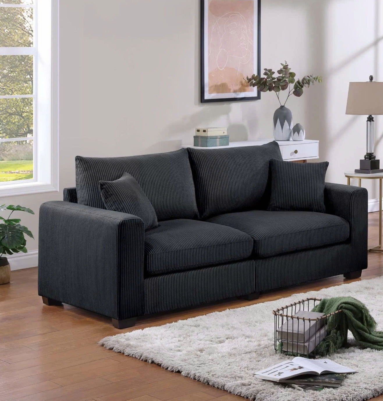 Summer Black Sofa