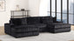 Sylvia Black sectional