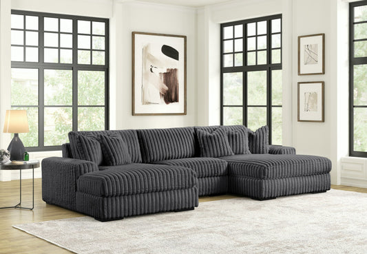 Sylvia Dark Grey sectional