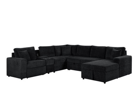XL Ryder Black sectional supporting view