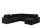 XL Ryder Black sectional supporting view