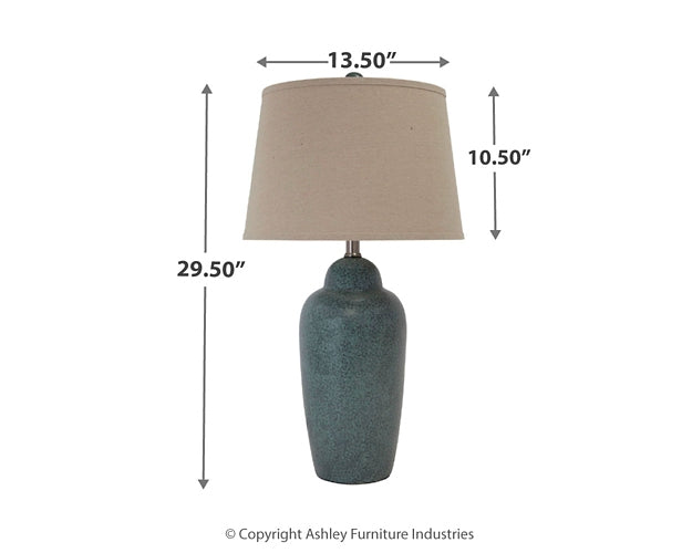 Ashley Express - Saher Ceramic Table Lamp (1/CN)
