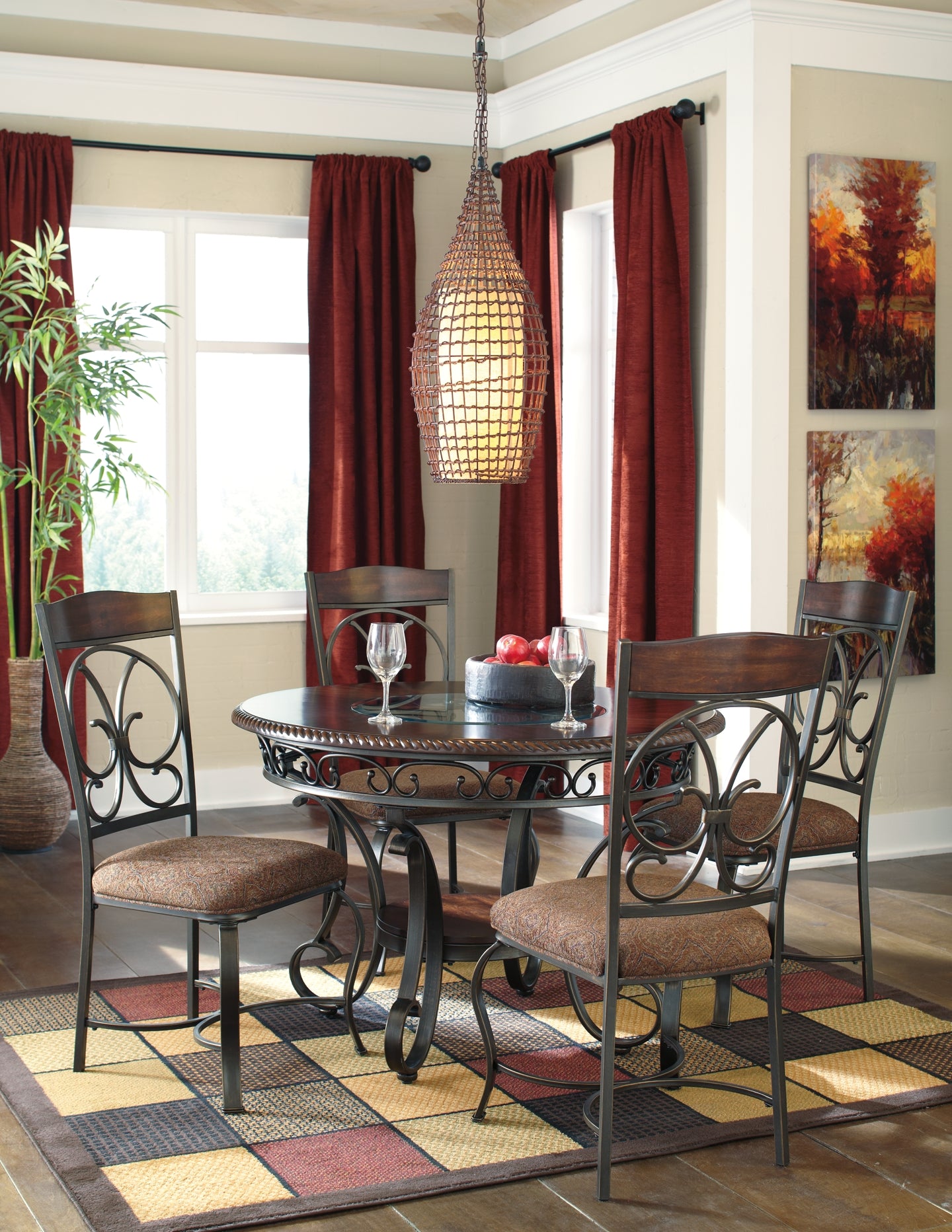 Ashley Express - Glambrey Dining Table and 4 Chairs