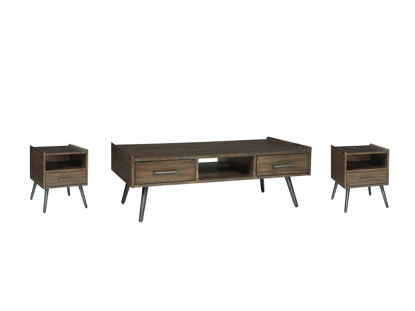 Ashley Express - Calmoni Coffee Table with 2 End Tables
