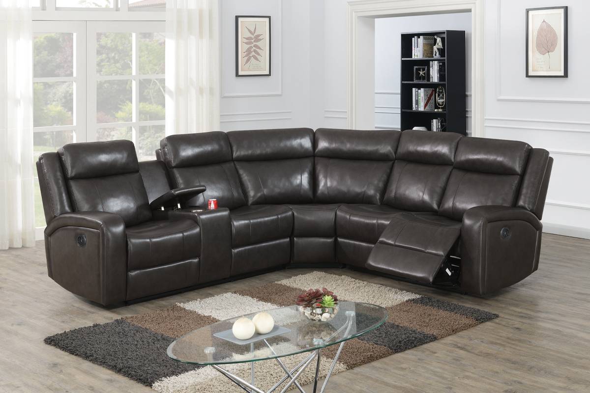3-Pcs Power Reclining Sectional