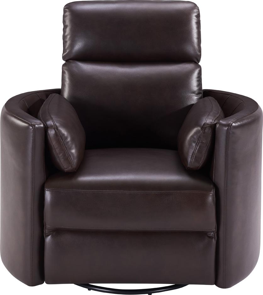 RADIUS - FLORENCE BROWN - POWERED BY FREEMOTION POWER CORDLESS SWIVEL GLIDER RECLINER