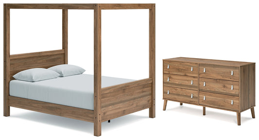 Ashley Express - Aprilyn Queen Canopy Bed with Dresser