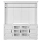 SHOREHAM - EFFORTLESS WHITE 76 IN. TV CONSOLE WITH HUTCH
