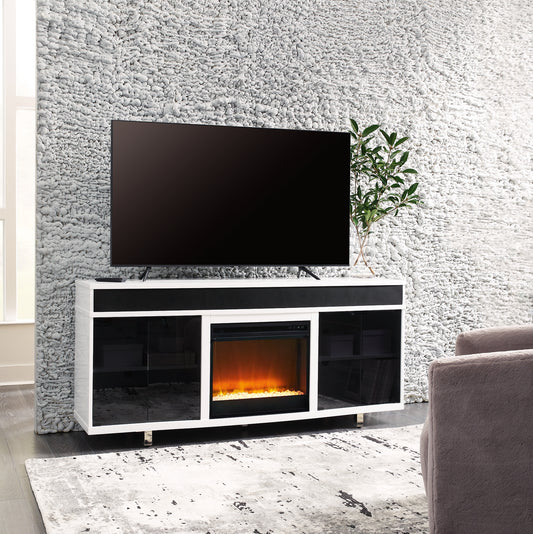 Gardoni 72" TV Stand with Electric Fireplace