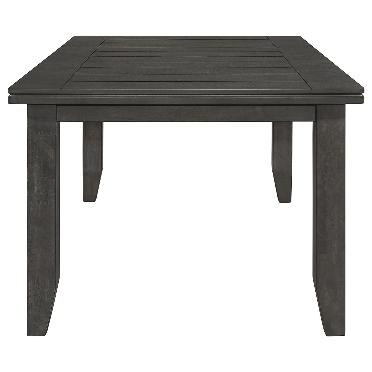 Dalila Rectangular 66-inch Wood Dining Table Dark Grey