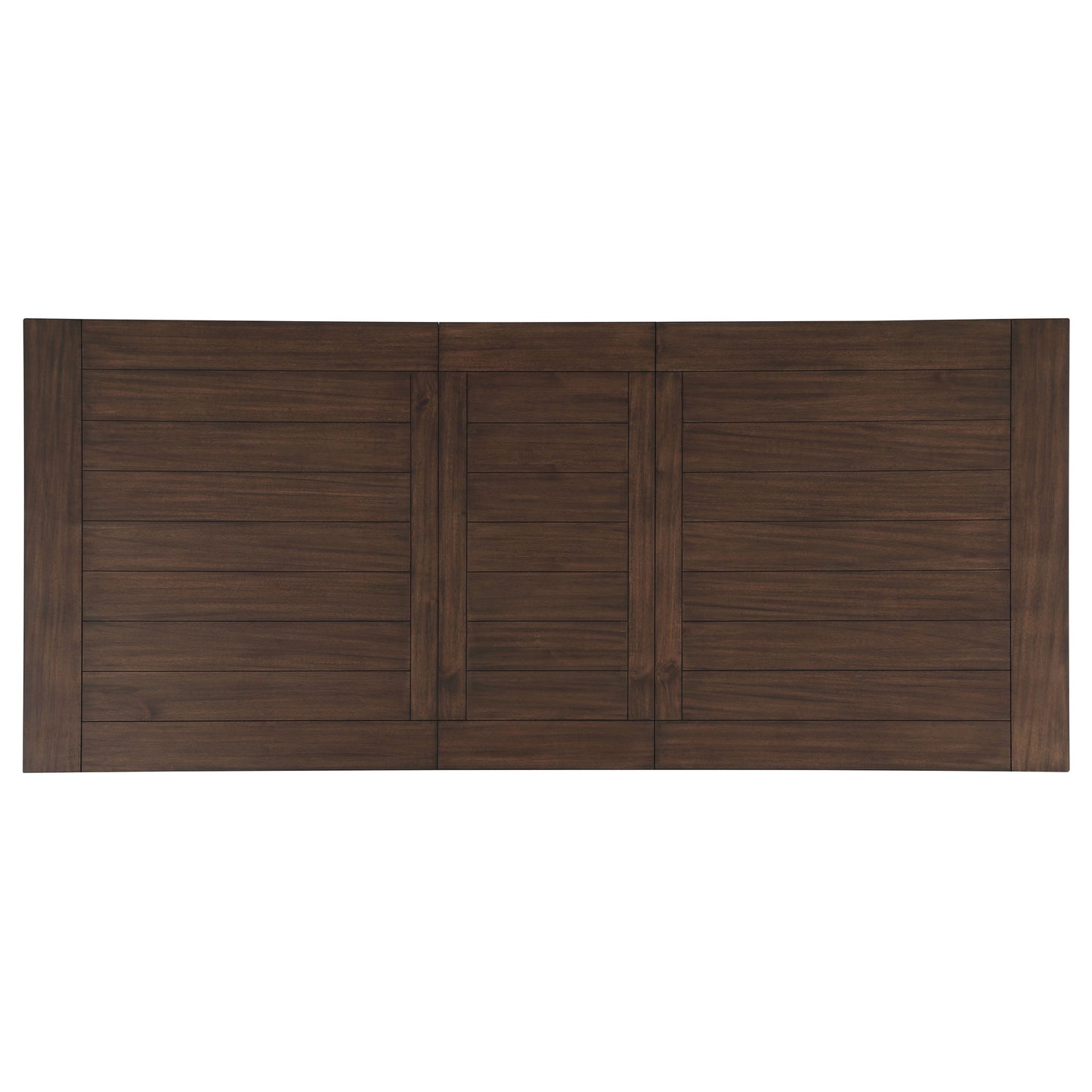 Madelyn Dining Table with Extension Leaf Dark Cocoa and Coastal White