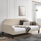 Olivia Upholstered Twin Daybed Taupe