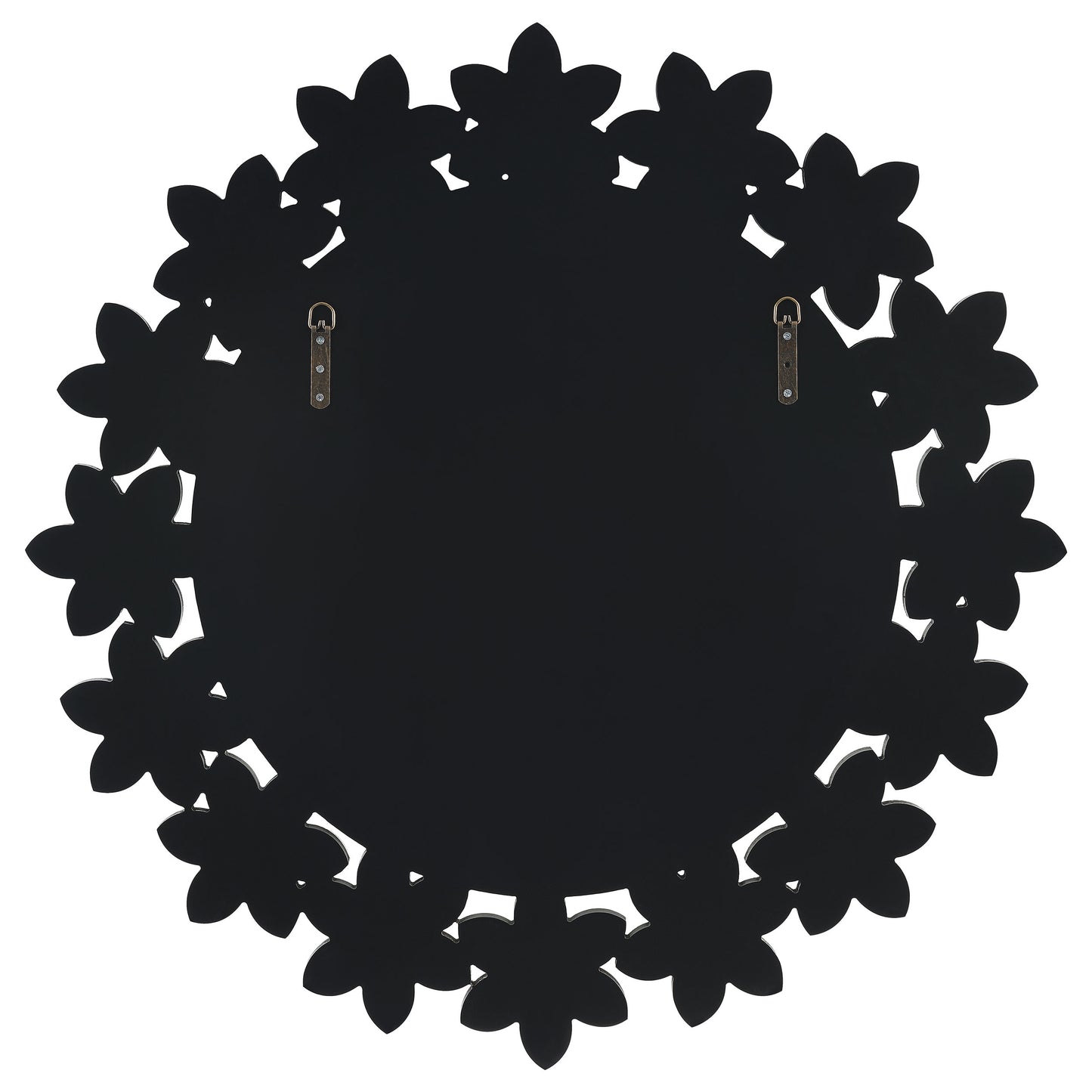 Cordelia Round Floral Frame Wall Mirror
